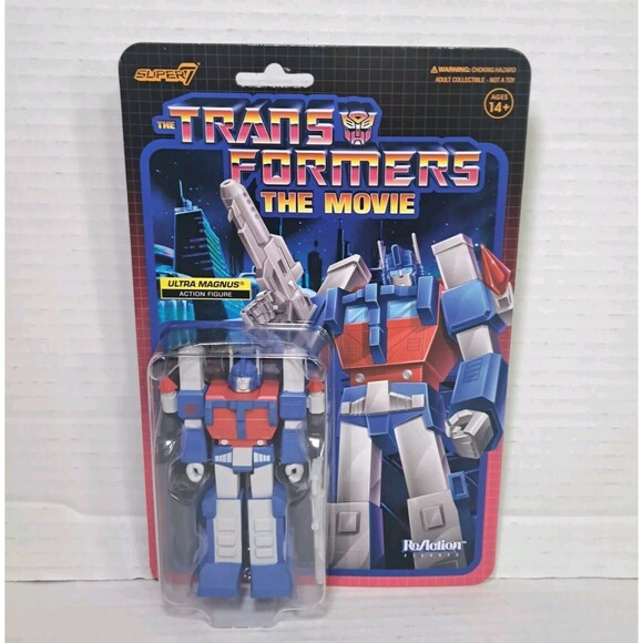 Super7 Transformers The Movie 3.75" Ultra Magnus Action Figure ReAction Autobots - Picture 1 of 2